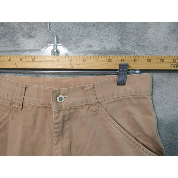 Vintage Billabong Shorts Mens 30 Beige Cargo Baggy Utility Surf Skate Made USA - Picture 3 of 8
